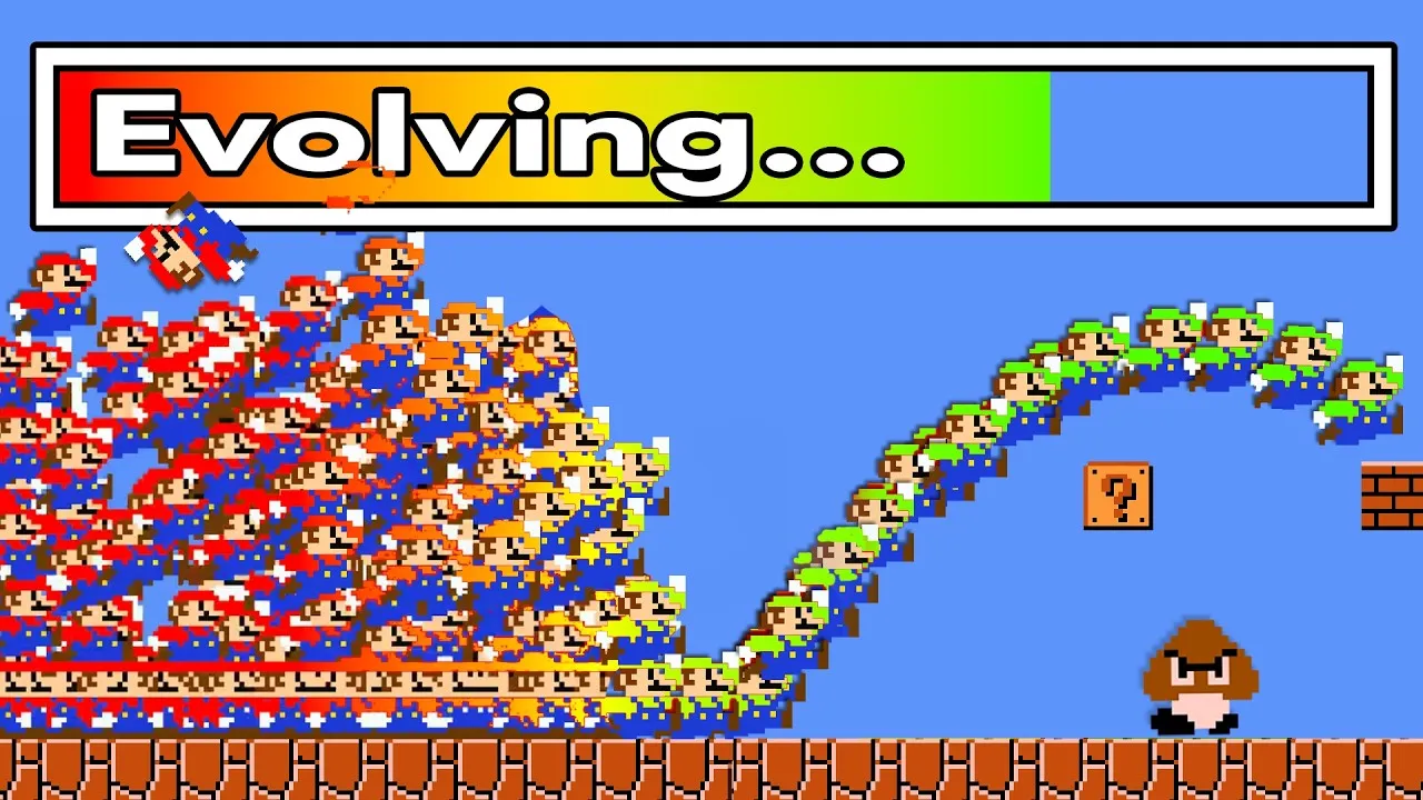 Code Bullet, AI Learns to Play Mario